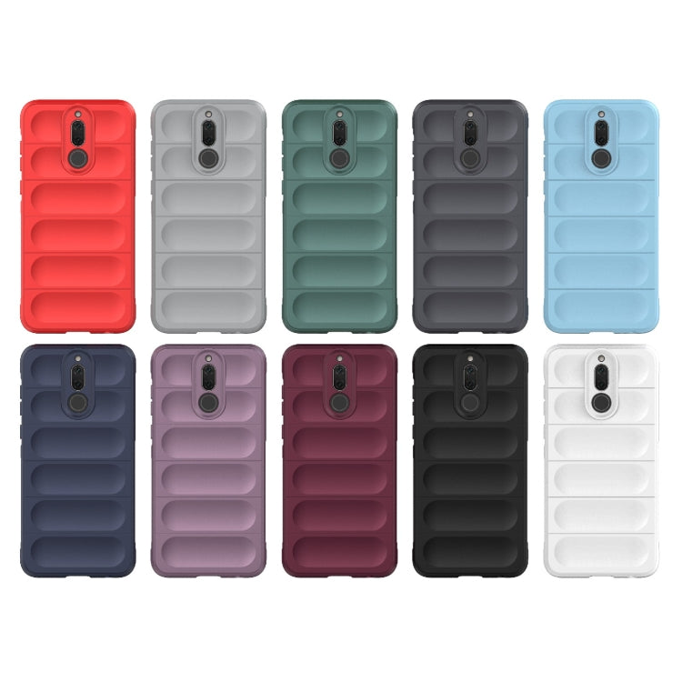 For Huawei Mate 10 Lite Magic Shield TPU + Flannel Phone Case(Black) - Huawei Cases by buy2fix | Online Shopping UK | buy2fix