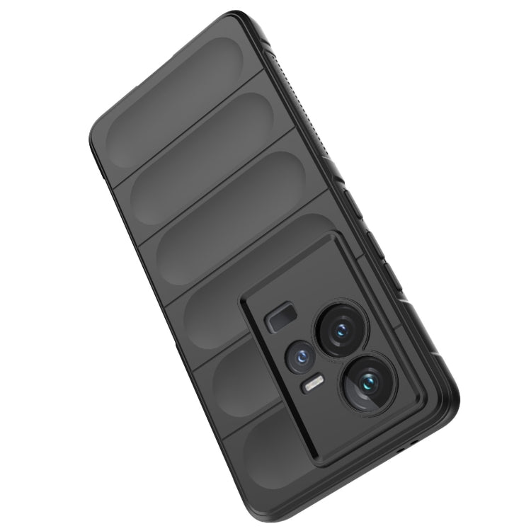 For vivo iQOO 11 5G Magic Shield TPU + Flannel Phone Case(Purple) - vivo Cases by buy2fix | Online Shopping UK | buy2fix