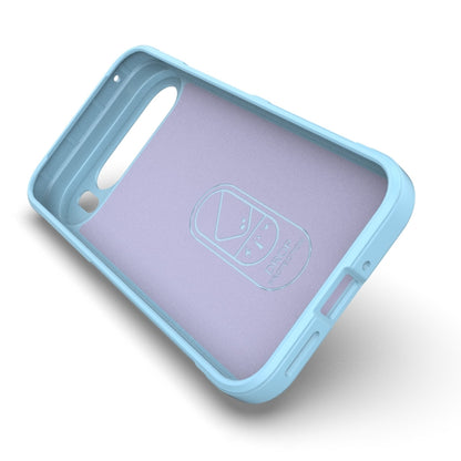 For Google Pixel 9 Pro XL 5G Magic Shield TPU + Flannel Phone Case(Purple) - Google Cases by buy2fix | Online Shopping UK | buy2fix