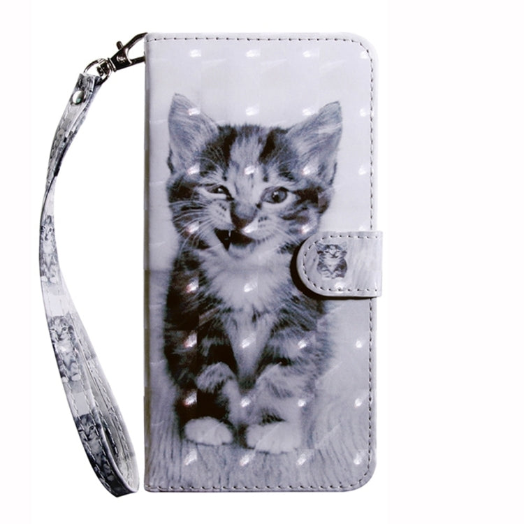 For Xiaomi Redmi Note 13 Pro 5G 3D Painted Pattern Leather Phone Case(Smile Cat) - Note 13 Pro Cases by buy2fix | Online Shopping UK | buy2fix