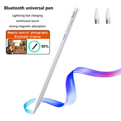 BP17-BL Type-C Universal Magnetic Bluetooth Stylus Pen(White) - Stylus Pen by buy2fix | Online Shopping UK | buy2fix