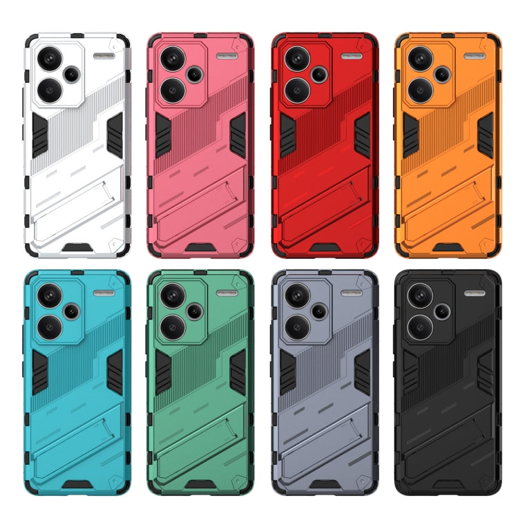 For Xiaomi Redmi Note 13 Pro Punk Armor 2 in 1 PC + TPU Phone Case(Light Red) - Note 13 Pro Cases by buy2fix | Online Shopping UK | buy2fix