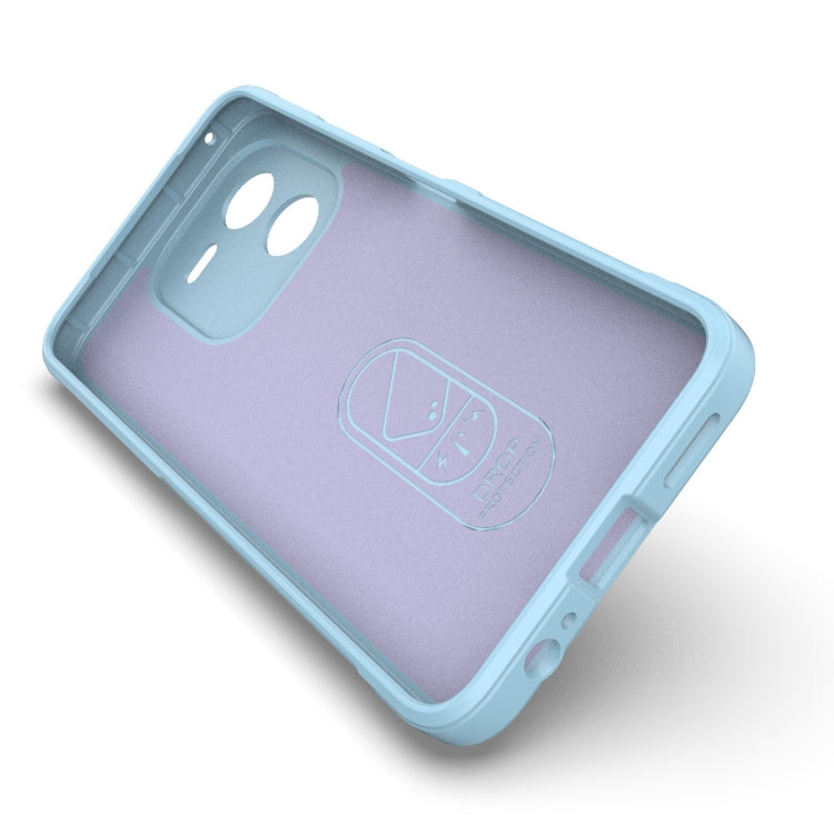 For vivo iQOO Z9X 5G Magic Shield TPU + Flannel Phone Case(Light Blue) - vivo Cases by buy2fix | Online Shopping UK | buy2fix