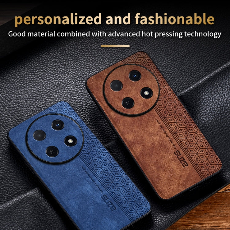 For Huawei Enjoy 70 pro AZNS 3D Embossed Skin Feel Phone Case(Brown) - Huawei Cases by AZNS | Online Shopping UK | buy2fix