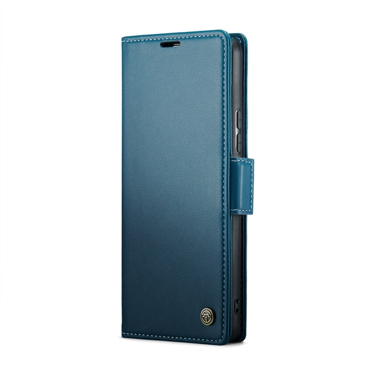 For Xiaomi 13T/13T Pro CaseMe 023 Butterfly Buckle Litchi Texture RFID Anti-theft Leather Phone Case(Blue) - Xiaomi Cases by CaseMe | Online Shopping UK | buy2fix