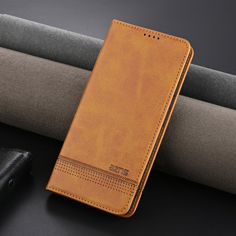 For Huawei Maimang 30 AZNS Magnetic Calf Texture Flip Leather Phone Case(Light Brown) - Huawei Cases by AZNS | Online Shopping UK | buy2fix