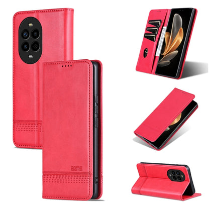 For Huawei nova 13 Pro AZNS Magnetic Calf Texture Flip Leather Phone Case(Red) - Huawei Cases by AZNS | Online Shopping UK | buy2fix