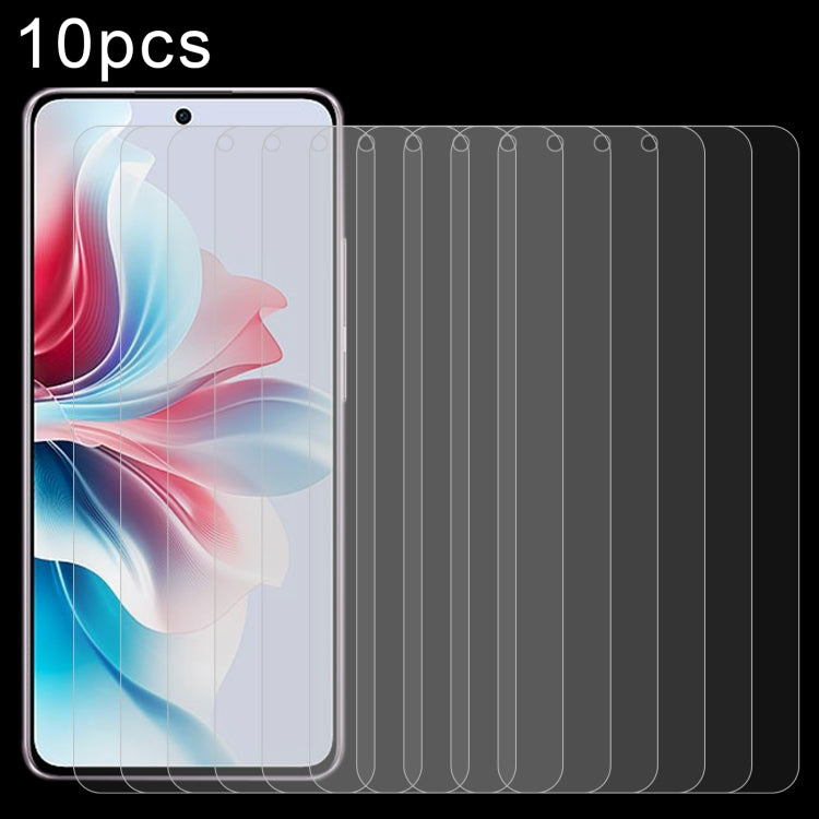 For OPPO Reno11 F / F25 Pro 10pcs 0.26mm 9H 2.5D Tempered Glass Film - Reno11 F Tempered Glass by buy2fix | Online Shopping UK | buy2fix