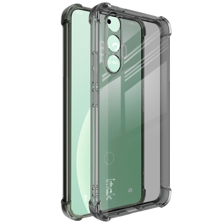 For Meizu 20 5G imak Shockproof Airbag TPU Phone Case(Transparent Black) - Meizu by imak | Online Shopping UK | buy2fix