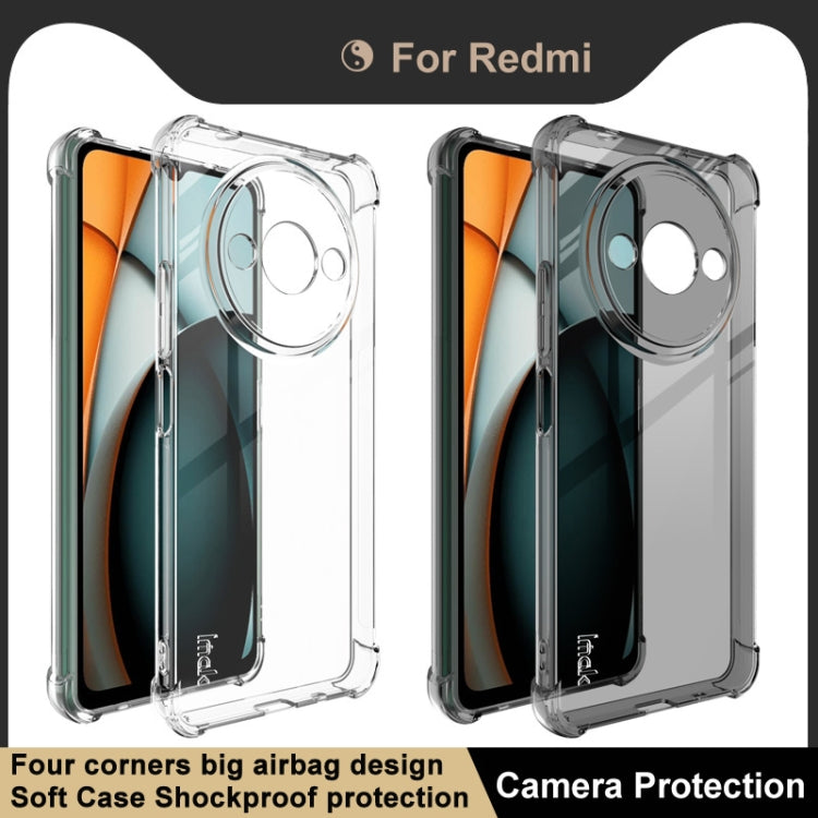 For Xiaomi Redmi A3 4G imak Shockproof Airbag TPU Phone Case(Transparent) - Xiaomi Cases by imak | Online Shopping UK | buy2fix