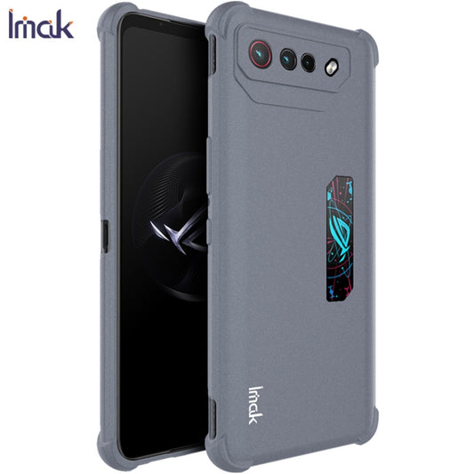 For Asus ROG Phone 7 Pro/Phone 7 Ultimate imak Shockproof Airbag TPU Phone Case(Matte Grey) - ASUS Cases by imak | Online Shopping UK | buy2fix