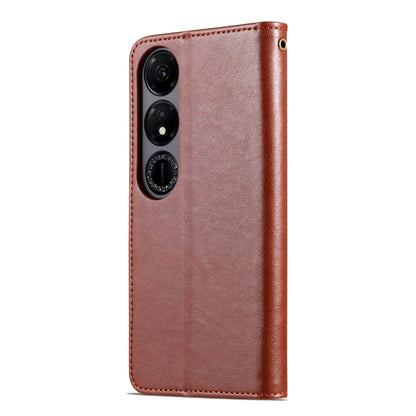 For Honor Play 40 AZNS Sheepskin Texture Flip Leather Phone Case(Brown) - Honor Cases by AZNS | Online Shopping UK | buy2fix