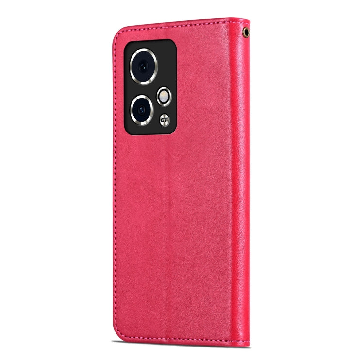 For Honor 90 GT AZNS Sheepskin Texture Flip Leather Phone Case(Red) - Honor Cases by AZNS | Online Shopping UK | buy2fix