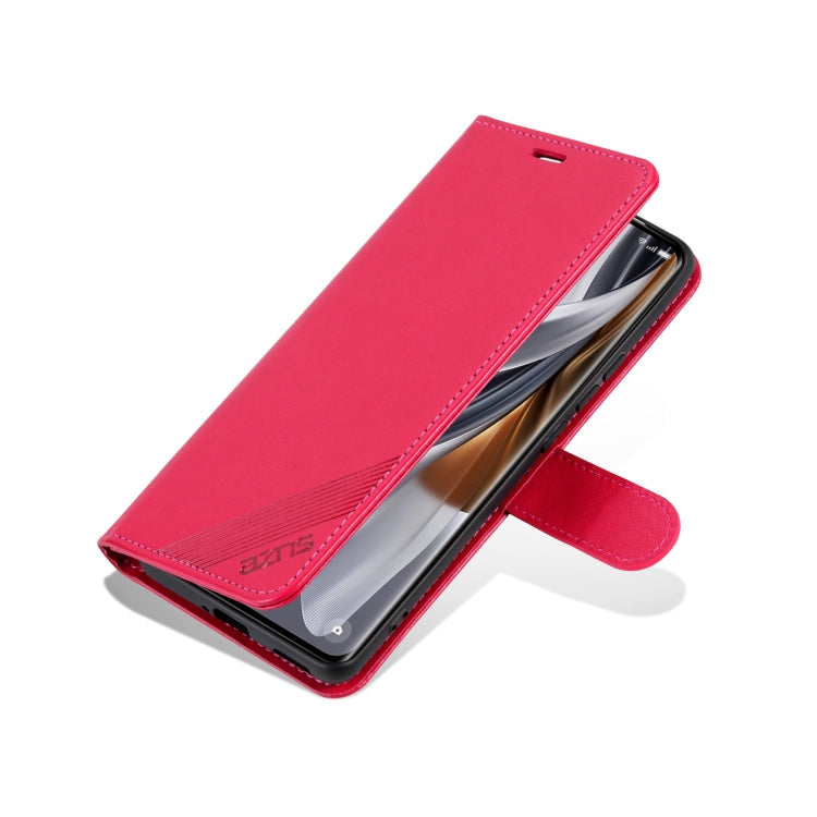 For Honor 300 AZNS Sheepskin Texture Flip Leather Phone Case(Red) - Honor Cases by AZNS | Online Shopping UK | buy2fix