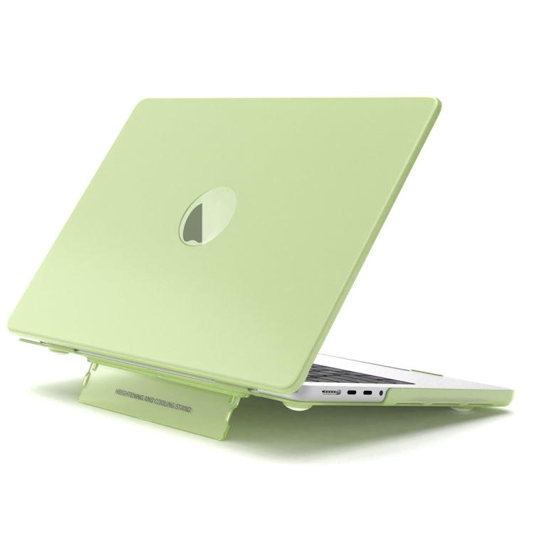 For Macbook Pro 16.2 2023 A2991/A2780 Frosted Translucent Laptop Protective Case(Morandi Green) - MacBook Pro Cases by buy2fix | Online Shopping UK | buy2fix