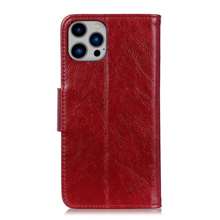 For iPhone 16 Pro Nappa Texture Leather Case(Red) - iPhone 16 Pro Cases by buy2fix | Online Shopping UK | buy2fix