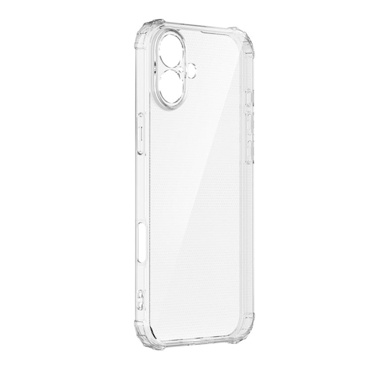 For iPhone 16 Plus Four-Corner Shockproof Clear TPU Phone Case(Transparent) - iPhone 16 Plus Cases by buy2fix | Online Shopping UK | buy2fix