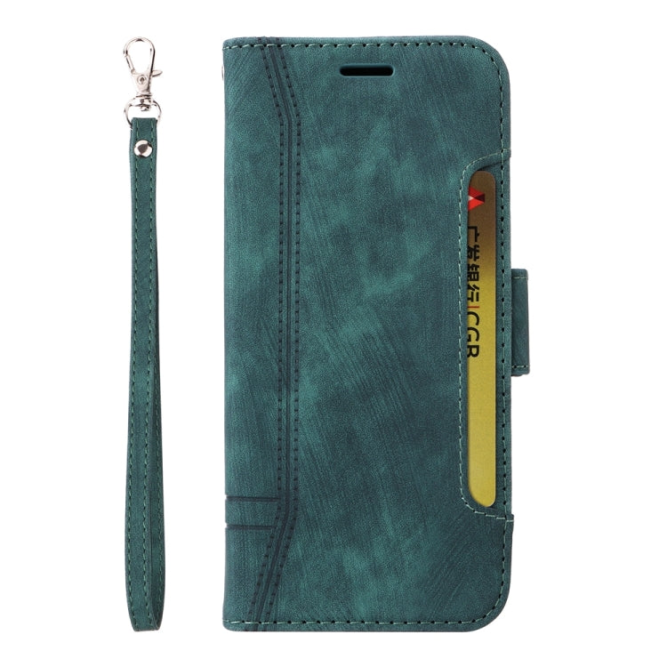 For iPhone 16 Plus BETOPNICE Dual-side Buckle Leather Phone Case(Green) - iPhone 16 Plus Cases by BETOPNICE | Online Shopping UK | buy2fix