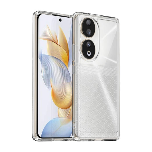 For Honor 80 Colorful Series Acrylic Hybrid TPU Phone Case(Transparent) - Honor Cases by buy2fix | Online Shopping UK | buy2fix