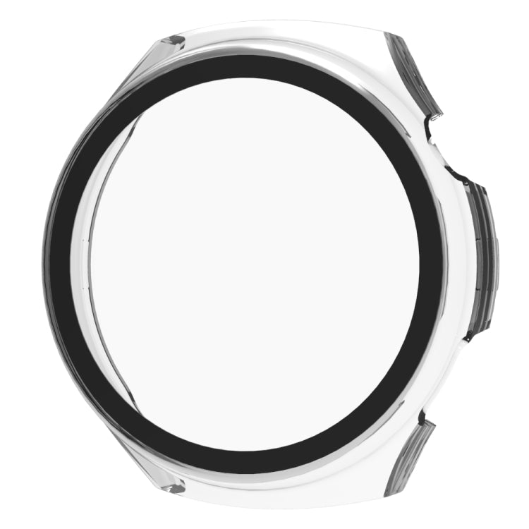 For Huawei Watch 4 Tempered Film + PC Integrated Watch Protective Case(Transparent) - Watch Cases by buy2fix | Online Shopping UK | buy2fix
