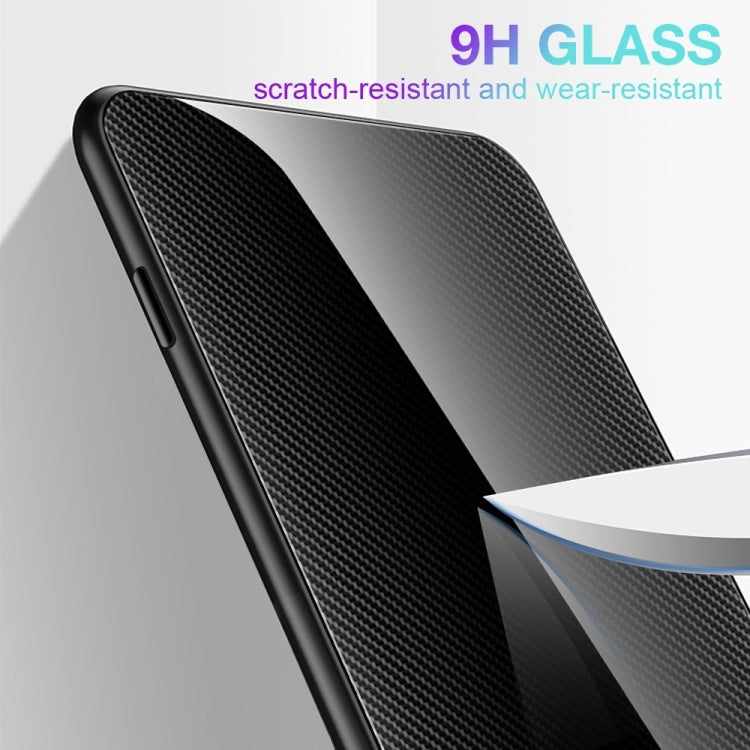 For iPhone 16 Pro Max Texture Gradient Glass TPU Phone Case(Black) - iPhone 16 Pro Max Cases by buy2fix | Online Shopping UK | buy2fix