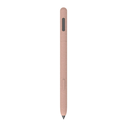 For Samsung Galaxy Tab S7 LOVE MEI Frosted Leather Texture Silicone Protective Pen Case(Pink) - Pencil Accessories by LOVE MEI | Online Shopping UK | buy2fix