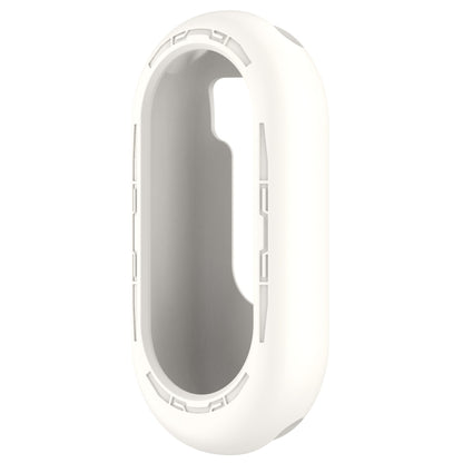 For Xiaomi Mi Band 8 Pure Color Silicone Watch Protective Case(Official White) - Watch Cases by buy2fix | Online Shopping UK | buy2fix