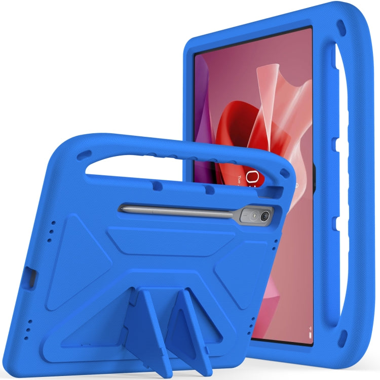 For Lenovo Tab P12 12.7 Handle Portable EVA Shockproof Tablet Case(Blue) - Lenovo by buy2fix | Online Shopping UK | buy2fix