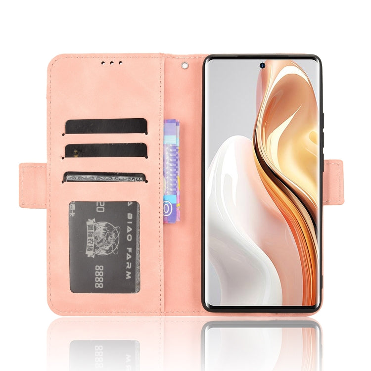 For Ulefone Note 17 Pro Skin Feel Calf Texture Card Slots Leather Phone Case(Pink) - Ulefone Cases by buy2fix | Online Shopping UK | buy2fix