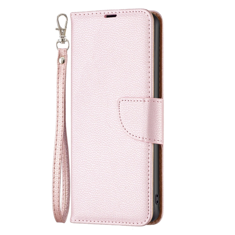 For Samsung Galaxy S23 FE 5G Litchi Texture Pure Color Flip Leather Phone Case(Rose Gold) - Galaxy S23 FE 5G Cases by buy2fix | Online Shopping UK | buy2fix