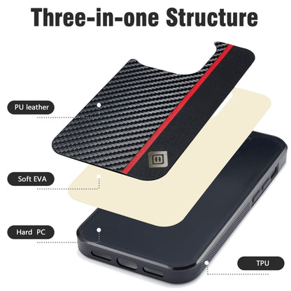 For Xiaomi Mi Mix Fold LC.IMEEKE 3 in 1 Carbon Fiber Texture Shockproof Phone Case(Black) - Xiaomi Cases by LC.IMEEKE | Online Shopping UK | buy2fix