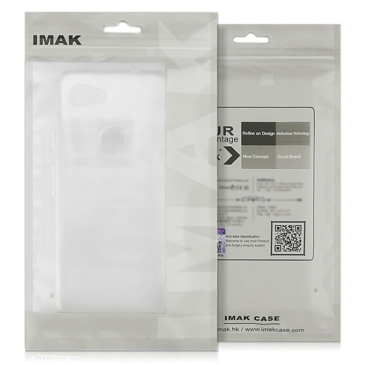 For Asus Zenfone 10 5G imak UX-5 Series Transparent Shockproof TPU Protective Case(Transparent Black) - ASUS Cases by imak | Online Shopping UK | buy2fix