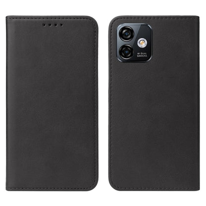 For Ulefone Note 16 Pro Magnetic Closure Leather Phone Case(Black) - Ulefone Cases by buy2fix | Online Shopping UK | buy2fix