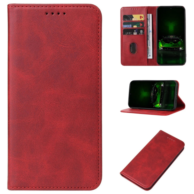 For Redmi K70 Pro Lamborghini Magnetic Closure Leather Phone Case(Red) - Xiaomi Cases by buy2fix | Online Shopping UK | buy2fix