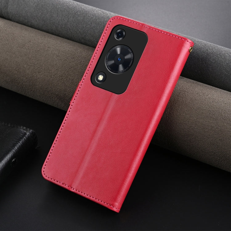 For Huawei Enjoy 70 AZNS Sheepskin Texture Flip Leather Phone Case(Red) - Huawei Cases by AZNS | Online Shopping UK | buy2fix