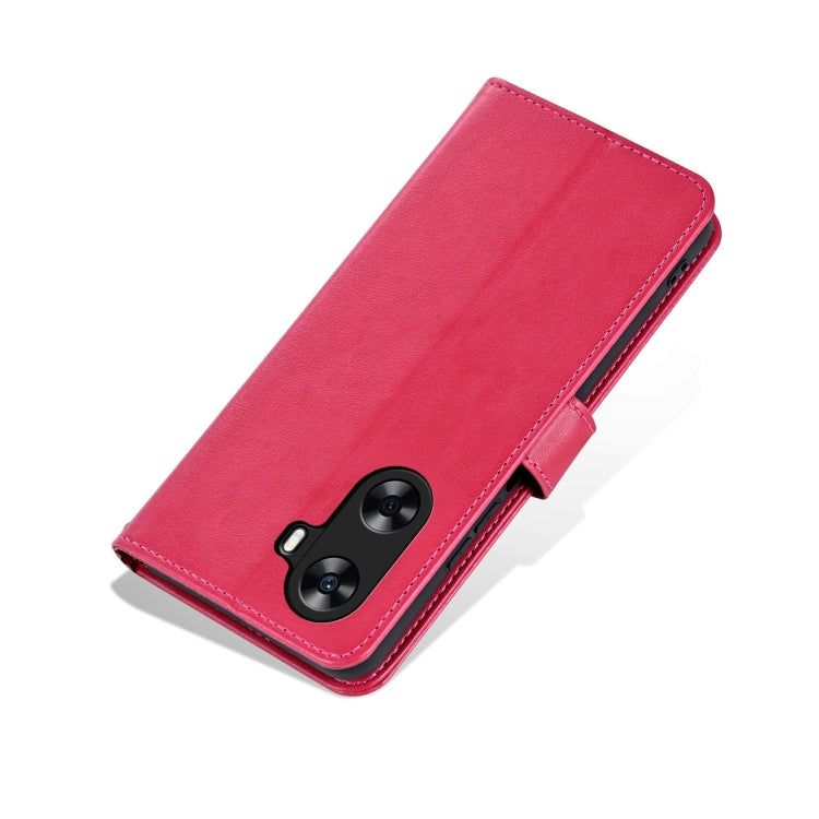 For Huawei Enjoy 70z AZNS Sheepskin Texture Flip Leather Phone Case(Red) - Huawei Cases by AZNS | Online Shopping UK | buy2fix