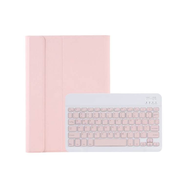 For Samsung Galaxy Tab S9 A710B Candy Color TPU Bluetooth Keyboard Leather Tablet Case with Pen Holder(Pink) - Samsung Keyboard by buy2fix | Online Shopping UK | buy2fix