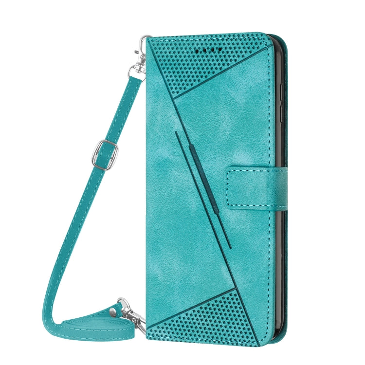 For Xiaomi Redmi K70 / K70 Pro Dream Triangle Leather Phone Case with Lanyard(Green) - K70 Pro Cases by buy2fix | Online Shopping UK | buy2fix