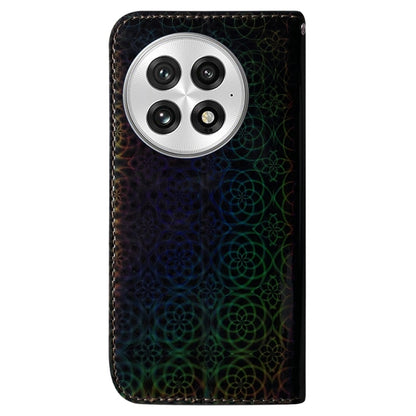 For OnePlus 13 Colorful Magnetic Buckle Leather Phone Case(Black) - OnePlus Cases by buy2fix | Online Shopping UK | buy2fix