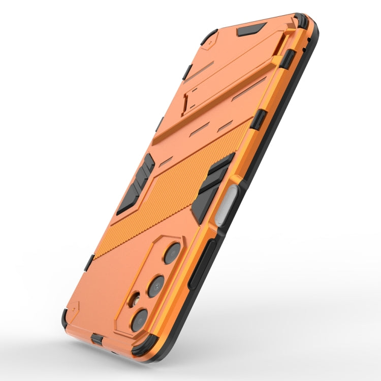 For Samsung Galaxy A05s 4G Punk Armor 2 in 1 PC + TPU Shockproof Phone Case with Invisible Holder(Orange) - Galaxy Phone Cases by buy2fix | Online Shopping UK | buy2fix