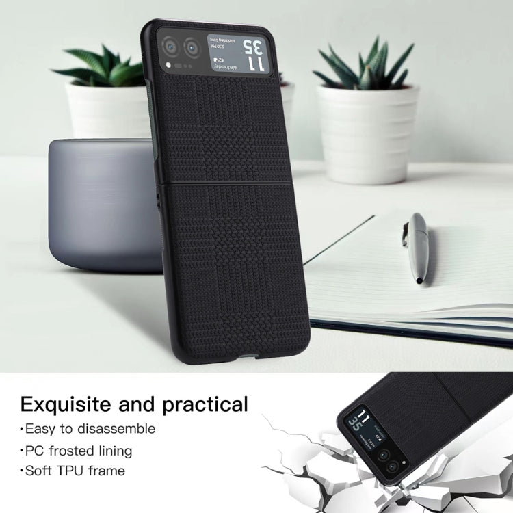 For Motorola Razr 40 ViLi TH Series Shockproof TPU + PC Phone Case(Black) - Motorola Cases by ViLi | Online Shopping UK | buy2fix