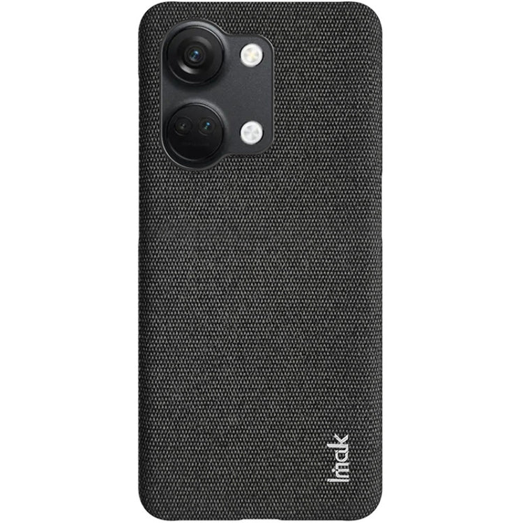 For OnePlus Ace 2V / Nord 3 5G imak Ruiyi Series Cloth Texture PU + PC Phone Case(Black) - OnePlus Cases by imak | Online Shopping UK | buy2fix