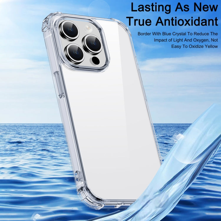 For iPhone 15 Pro Max iPAKY Crystal Clear Series Shockproof PC + TPU Protective Phone Case(Transparent) - iPhone 15 Pro Max Cases by iPAKY | Online Shopping UK | buy2fix