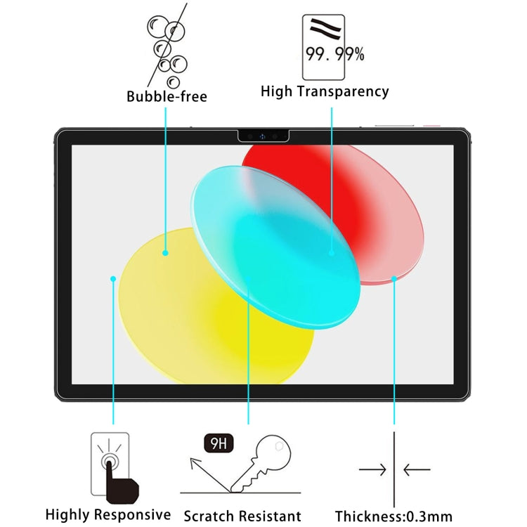 For Ulefone Tab A8 9H 0.3mm Explosion-proof Tempered Glass Film - Others by buy2fix | Online Shopping UK | buy2fix