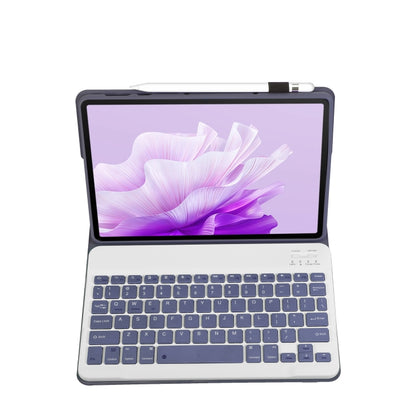 For Huawei MatePad 11.5 2023 AH17 Lambskin Texture Ultra-thin Detachable Bluetooth Keyboard Leather Case(Purple) - Huawei Keyboard by buy2fix | Online Shopping UK | buy2fix