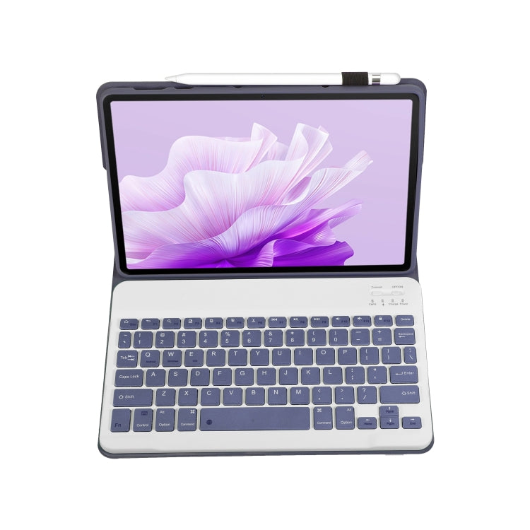 For Huawei MatePad Air 11.5 inch 2023 AH14 Lambskin Texture Ultra-thin Detachable Bluetooth Keyboard Leather Case(Purple) - Huawei Keyboard by buy2fix | Online Shopping UK | buy2fix