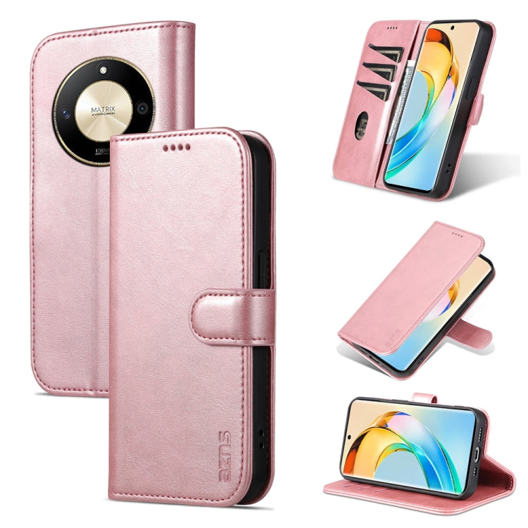 For Honor X50 AZNS Skin Feel Calf Texture Flip Leather Phone Case(Rose Gold) - Honor Cases by AZNS | Online Shopping UK | buy2fix