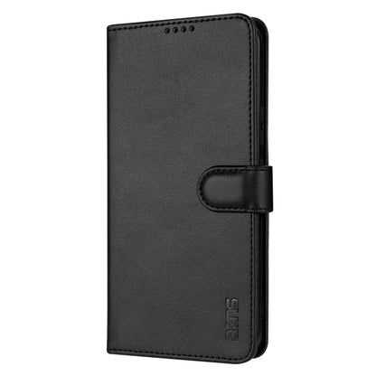 For Honor Magic7 Pro AZNS Skin Feel Calf Texture Flip Leather Phone Case(Black) - Honor Cases by AZNS | Online Shopping UK | buy2fix