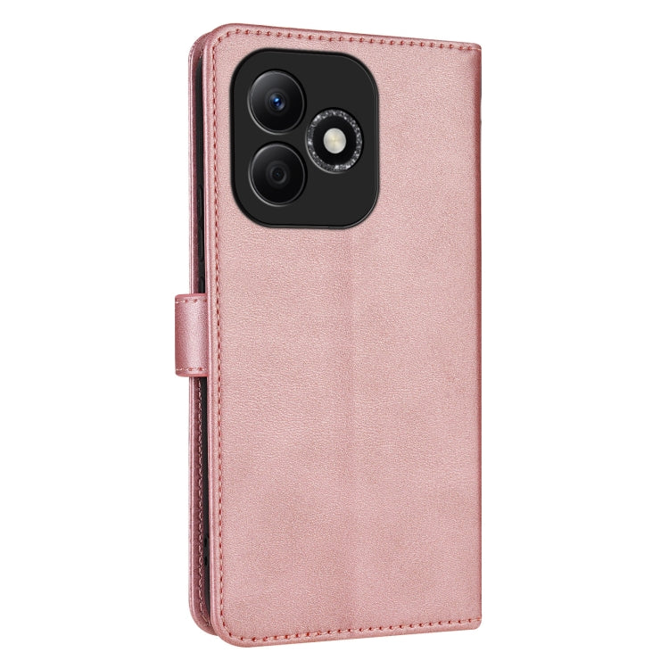 For Honor X60i AZNS Skin Feel Calf Texture Flip Leather Phone Case(Rose Gold) - Honor Cases by AZNS | Online Shopping UK | buy2fix