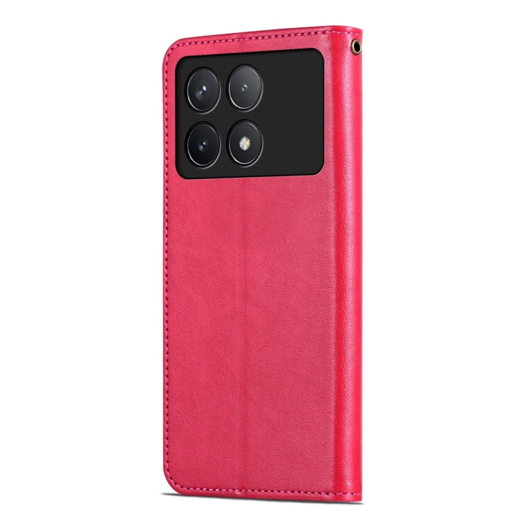 For Xiaomi Redmi K70 / K70 Pro AZNS Sheepskin Texture Flip Leather Phone Case(Red) - K70 Pro Cases by AZNS | Online Shopping UK | buy2fix